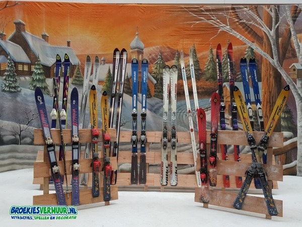 Decor Hekje met Ski