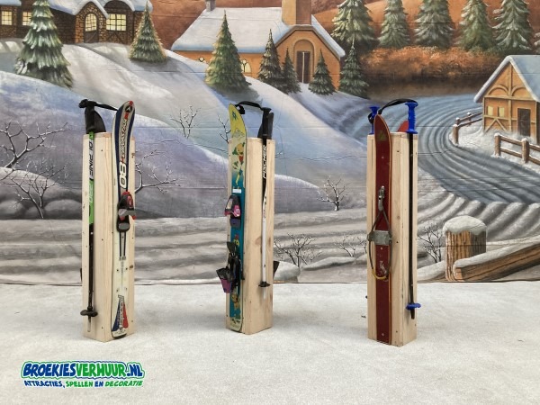 Decoratie Zuil Ski