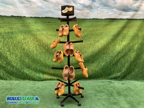 Decoratie Klompenrek