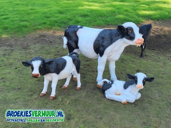 Decoratie Koeien set van 3 stuks