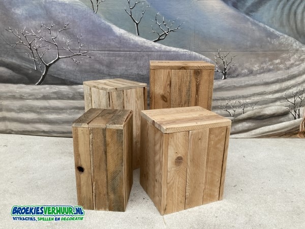 Decoratie Zuil Hout