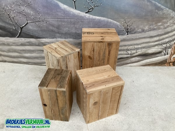 Decoratie Zuil Hout