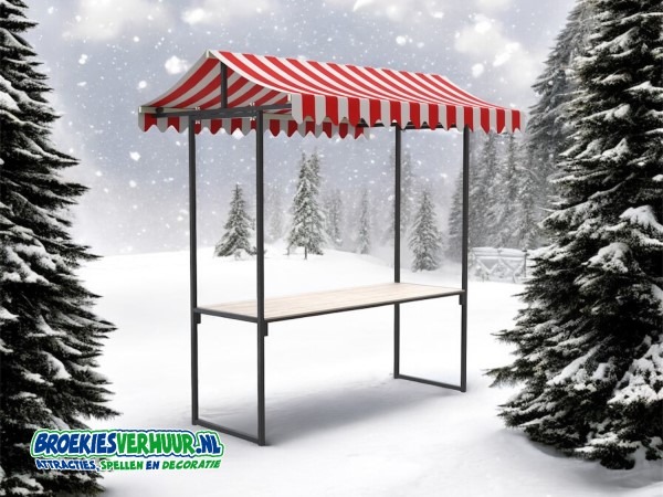 Party Kraam Rood - Wit  Party Kraam Rood - Wit