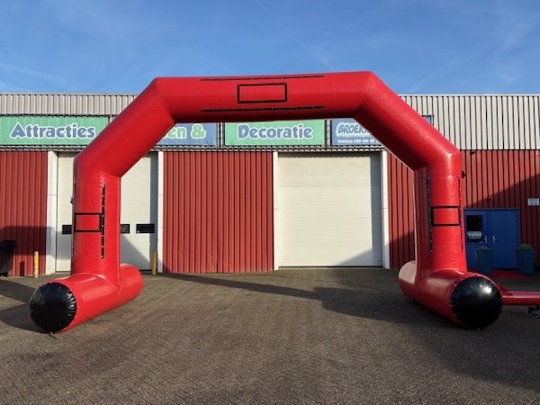 Promotieboog Rood 8x6 meter