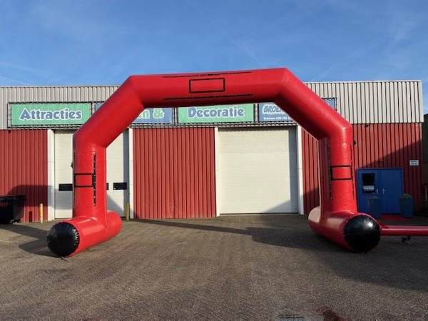 Promotieboog Rood 8x6 meter