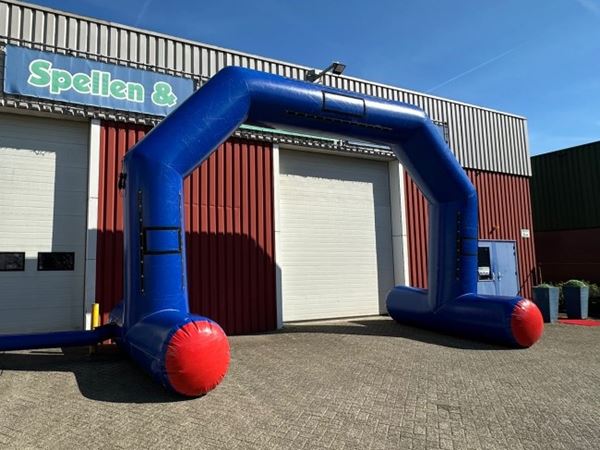 Promotieboog-Startboog-Blauw-6x8-Huren-Utrecht