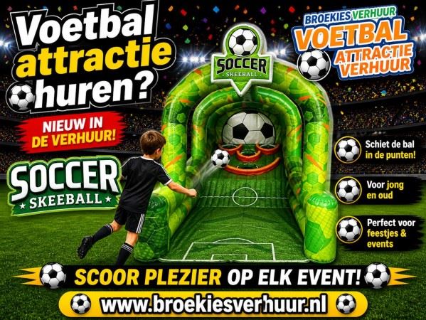 Soccer-Skeeball-Huren-Broekiesverhuur-Voetbal-Attratties-Huren