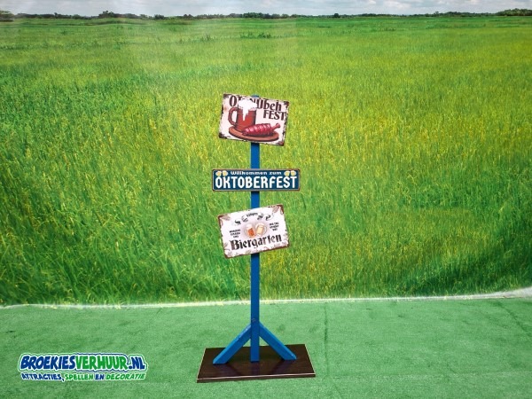 Thema decoratie bordjes Oktoberfest