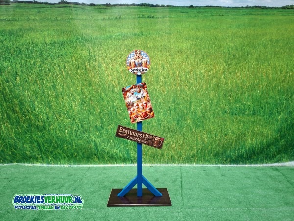 Thema decoratie bordjes Oktoberfest