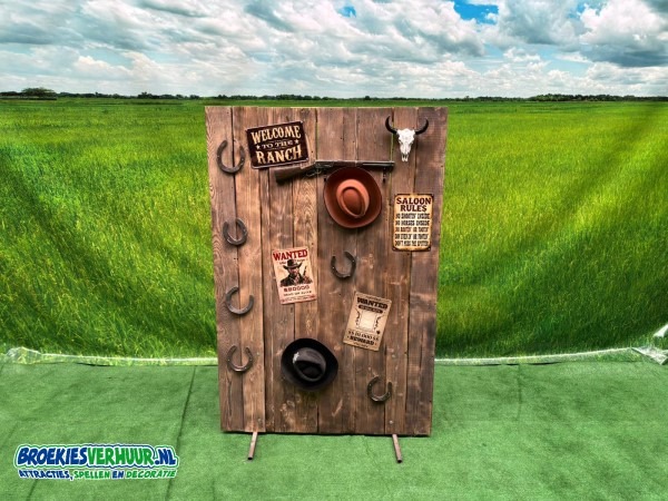 Thema decoratie Western decor Hek Thema decoratie Western decor Hek