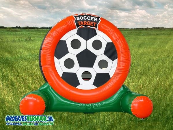 Voetbal-Target-Oranje-Huren-Broekiesverhuur