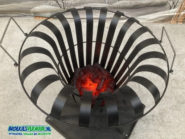 Vuurkorf met Vlam Verlichting op Batterij